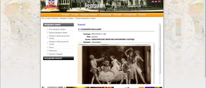 Karakterni balet škole Mage Magazinović Karakterni balet škole Mage Magazinović u Beogradu